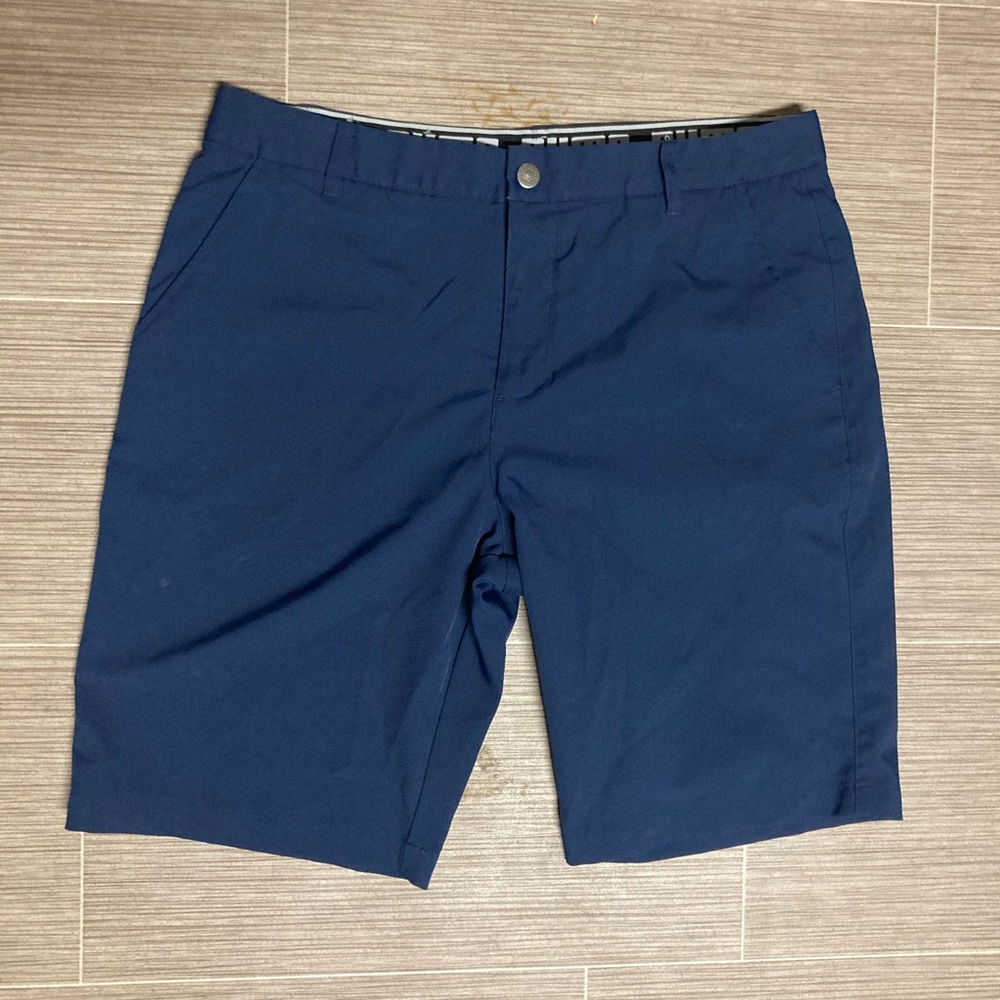 Men’s Puma Golf Shorts - Blue & Black
